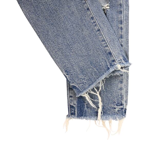 Free People We the Free Distressed Frayed Hem Jeans, 30 - Picture 3 of 11